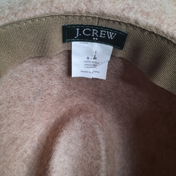 J.Crew Camel Wool Fall to Winter Hat S-M - Picture 5 of 6